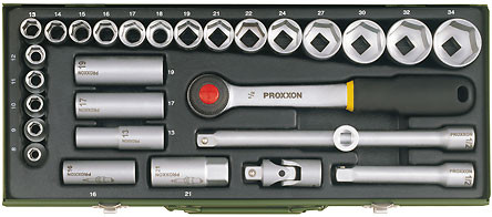 Proxxon Steckschlüsselsatz 1/2&acute; - 29 tlg.