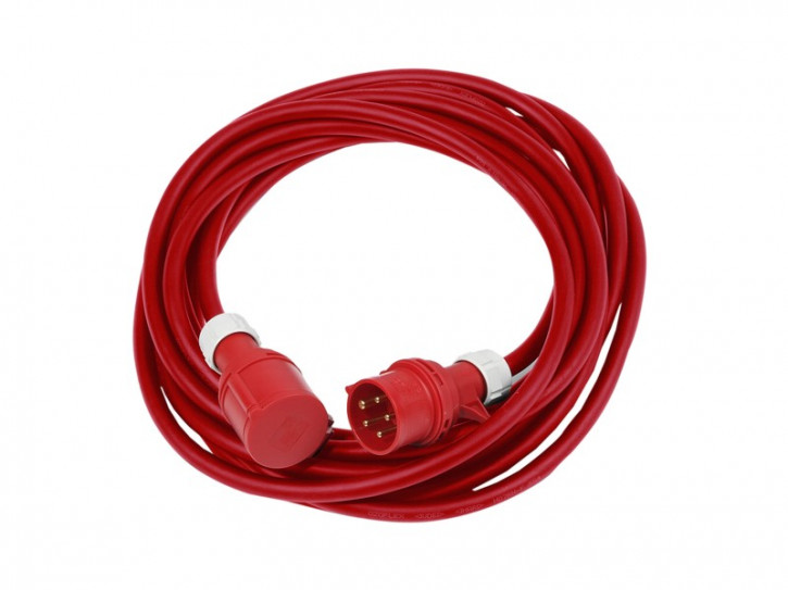Gummikabel 10 Meter - 400-Volt - 5 x 4,0 mm²