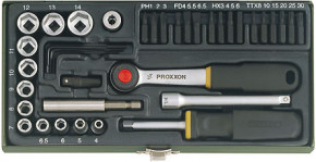 Proxxon Steckschlüsselsatz 1/4&acute; - 38 tlg.