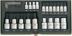 Proxxon Steckschlüsselsatz TX 1/4&acute; - 23 tlg.