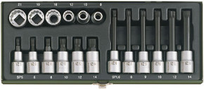 Proxxon Spezialsatz Vielzahnschrauben XZN  1/2&acute;  18 tlg.