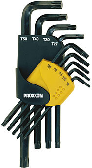PROXXON Winkelschlüsselsatz Torx-Schrauben 