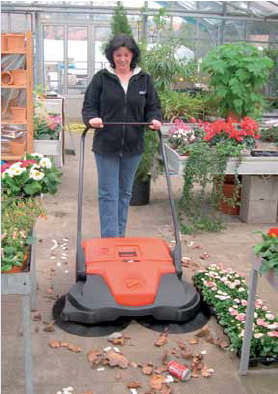 haaga 696 Kehrmaschine electro - Tellerbesenkehrmaschine